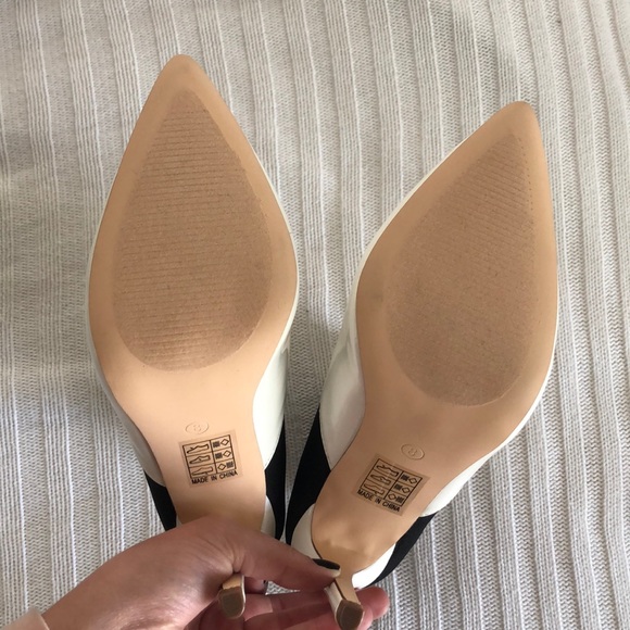 White ankle booties Sz 8 - Picture 5 of 8